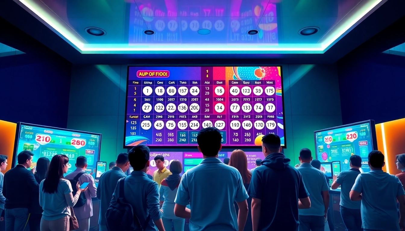 Explore the excitement of situs togel with a dynamic online betting platform featuring colorful elements.