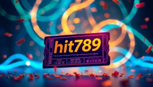 Discover the exciting lottery experience at hit789 with a vibrant gaming ticket.