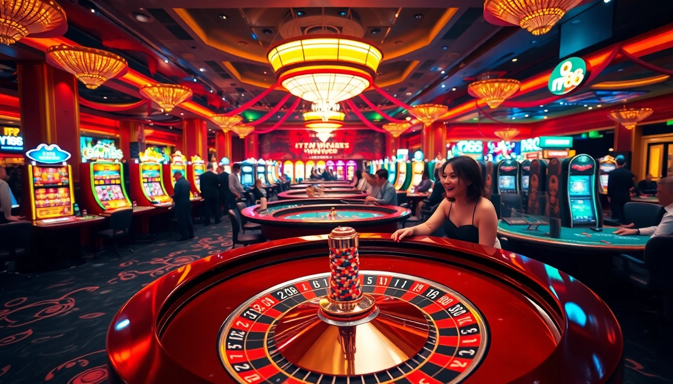 Experience the thrill of rr 88 as players engage in exciting roulette gameplay surrounded by vibrant casino ambiance.