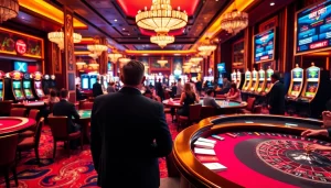 Experience the thrill of gaming at thabet casino with lively tables and vibrant slot machines.