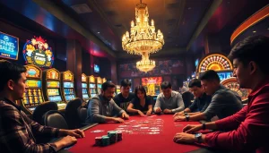 Engage in thrilling poker at https://bet88win.vip/, showcasing intense players and colorful chips.