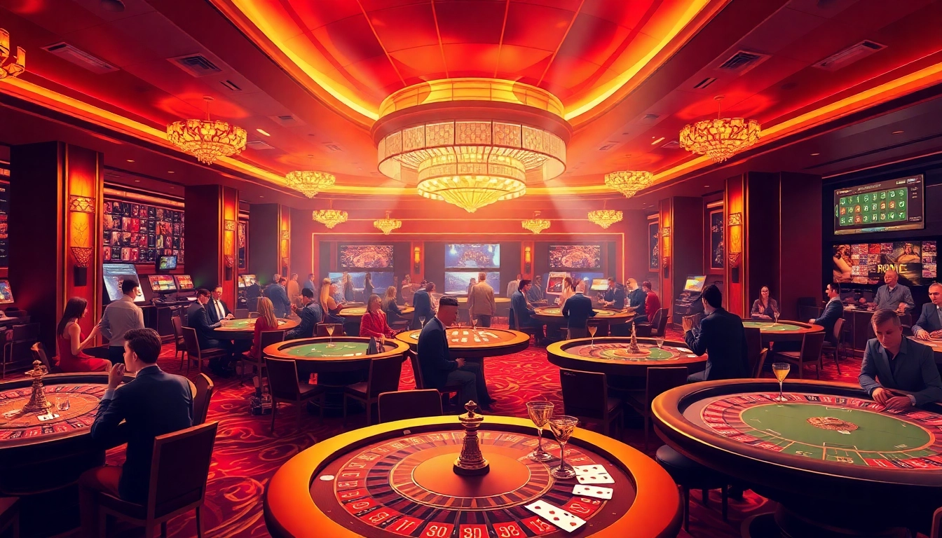 Experience the excitement of Live Casino games with real dealers and vibrant gaming tables.