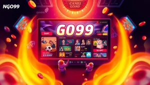 Discover exciting features of NHÀ CÁI GO99 through a captivating online platform interface.
