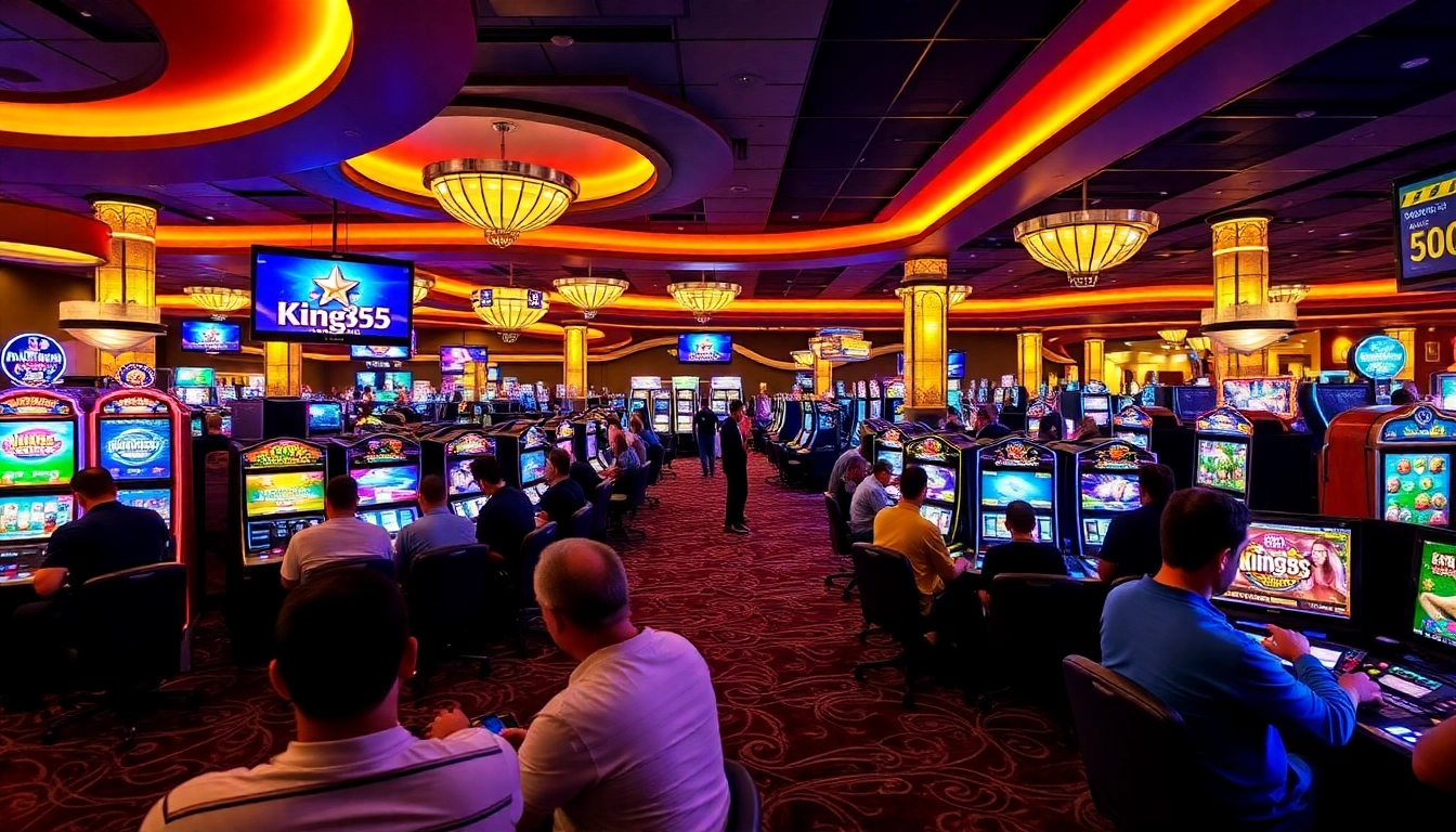 Engage with the king855 login process while enjoying the vibrant atmosphere of King855 Casino's gaming experience.